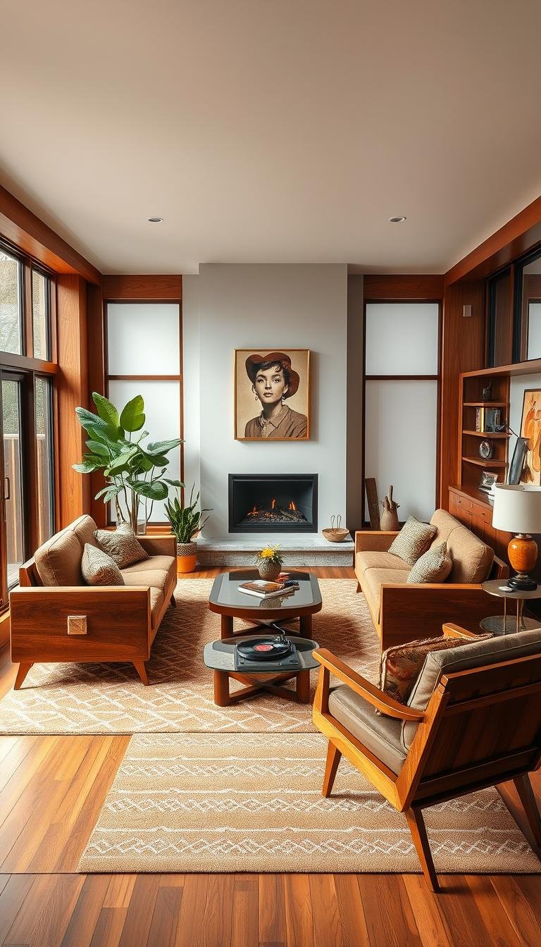 Mid-Century Modern Living Room Ideas You’ll Want to Copy