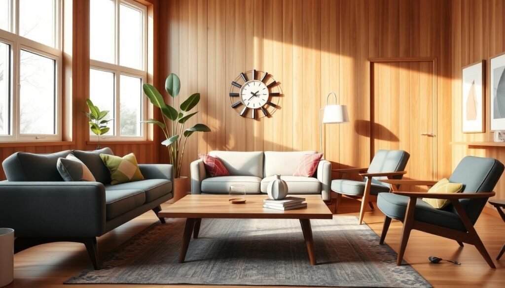 mid-century modern vintage decor