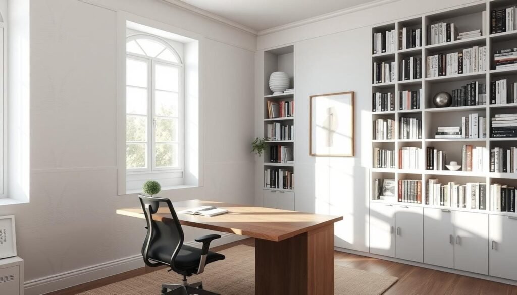 minimalist home office