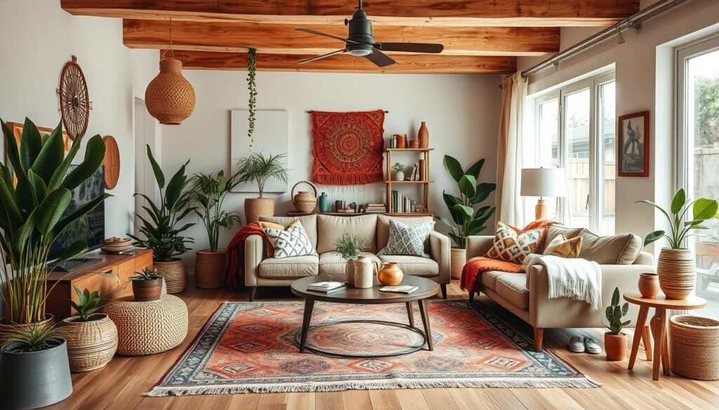 modern boho home decor