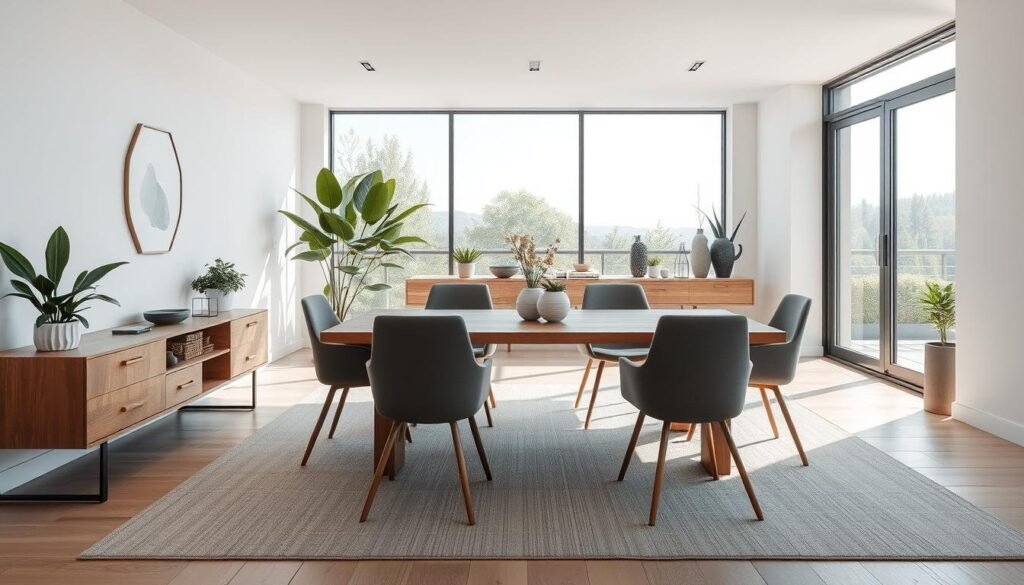 modern dining room decor