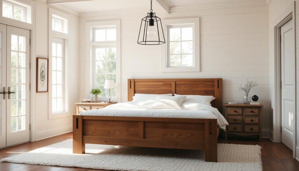 modern farmhouse bedroom