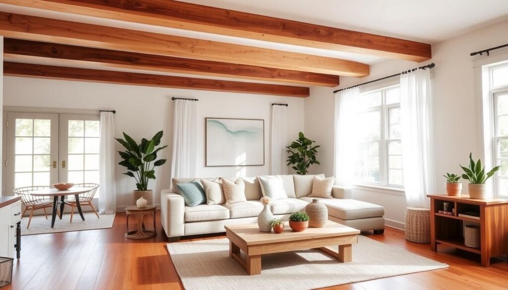 modern farmhouse living room