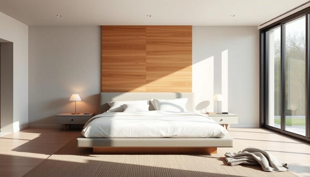 modern minimalist master bedroom