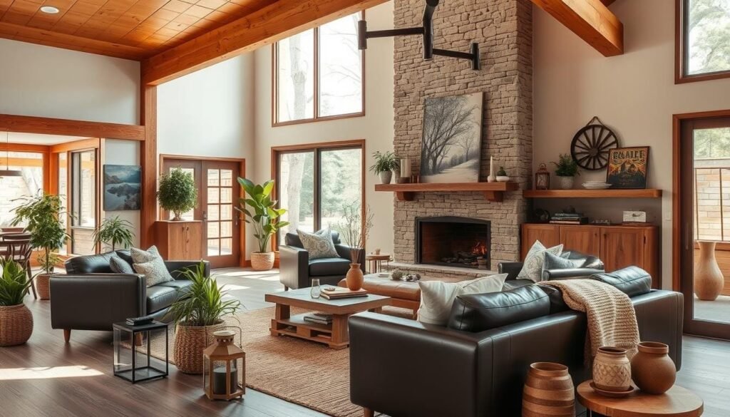 modern rustic home decor