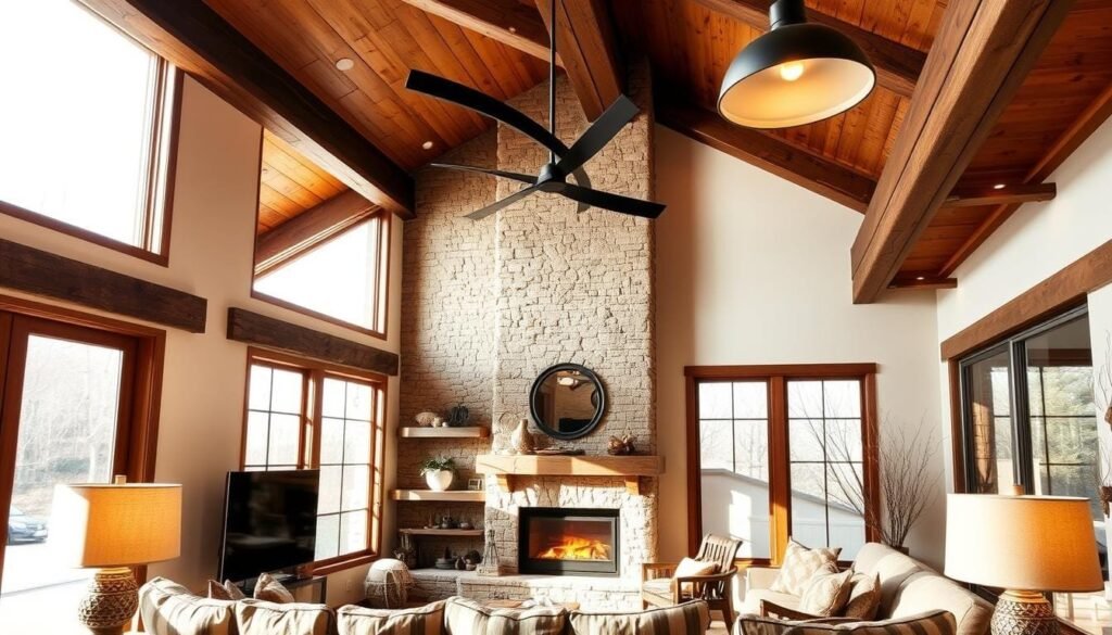 modern rustic lighting
