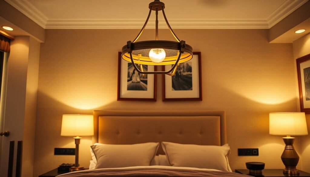 modern traditional bedroom lighting