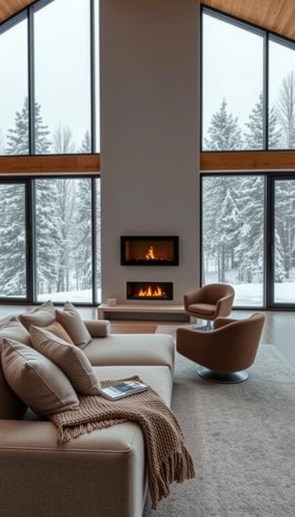 modern winter home decor ideas