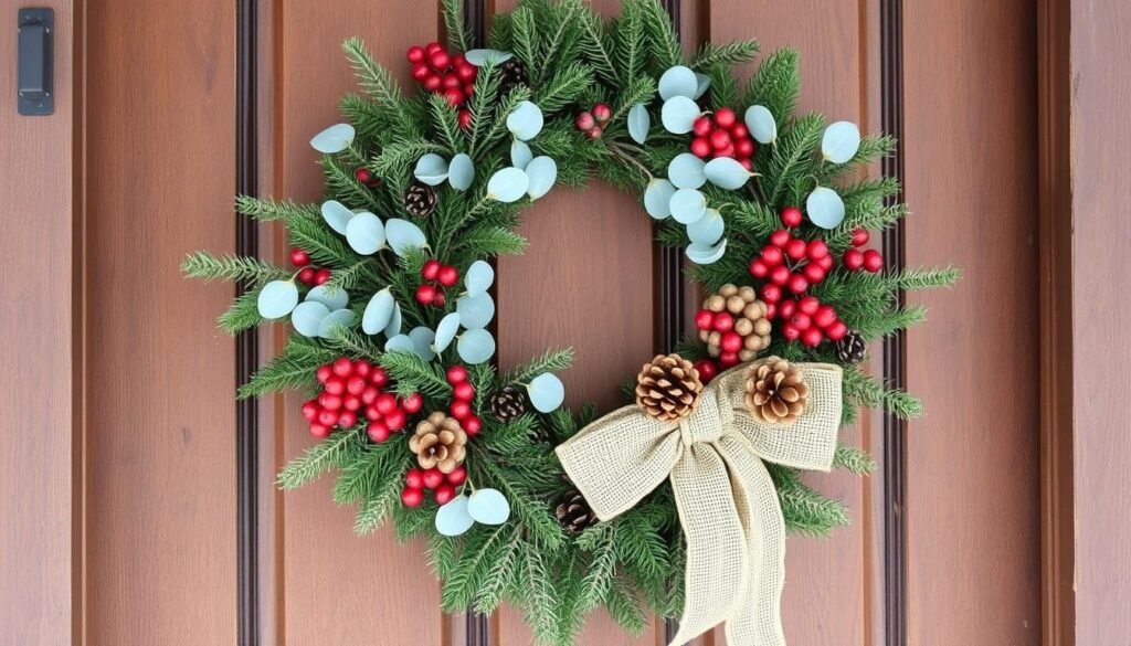natural winter wreaths