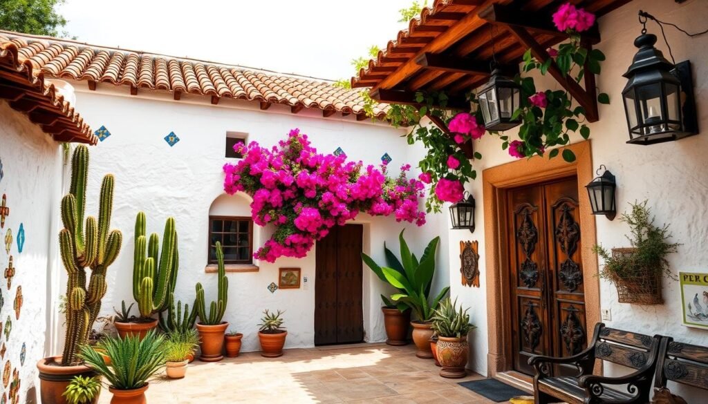 old Mexican house painting