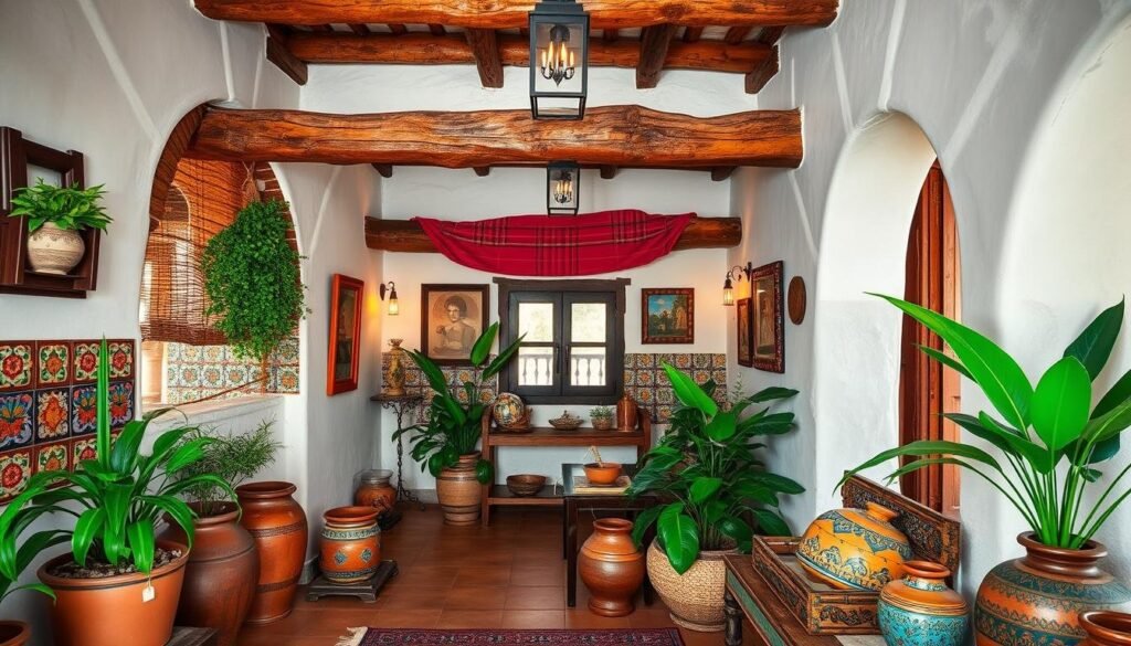 old mexican house interior