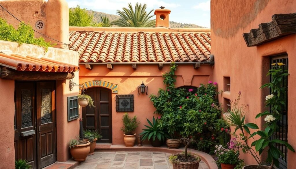 old traditional mexican house