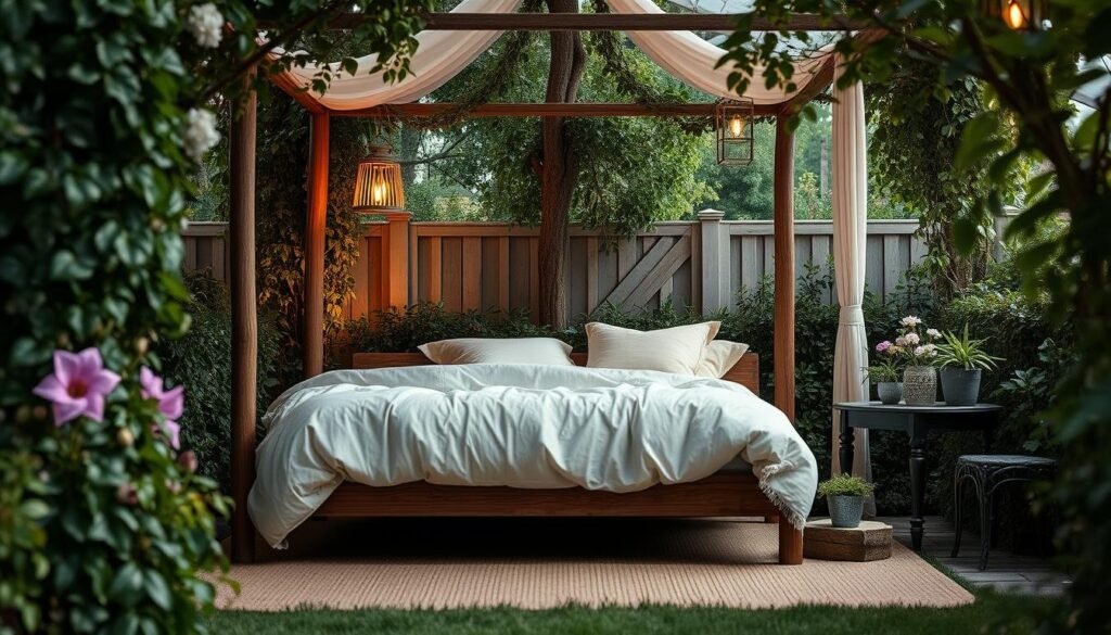 outdoor bedroom decor