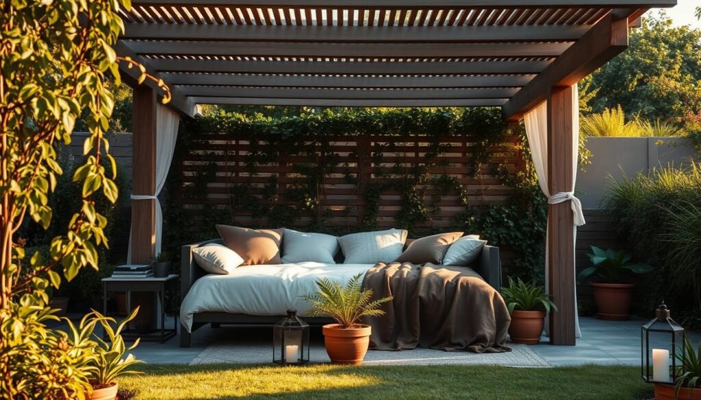 outdoor bedroom design