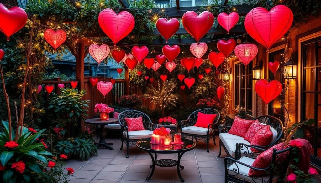 outdoor heart decorations