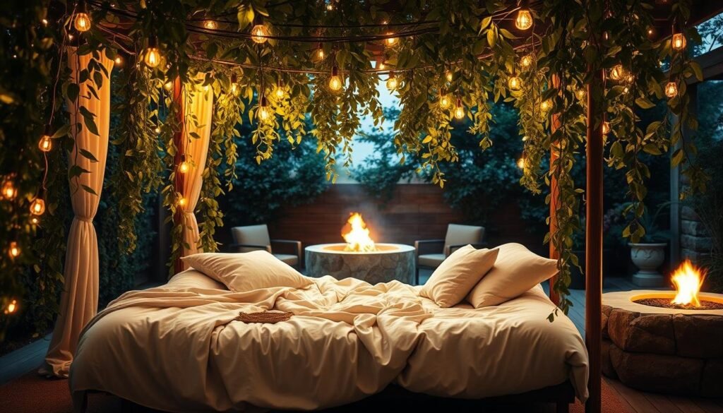 peaceful retreat lighting