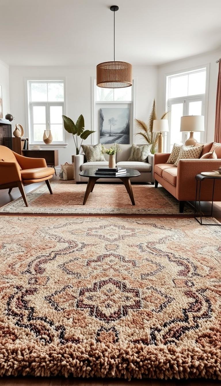 15 Living Room Rug Ideas That Define the Space