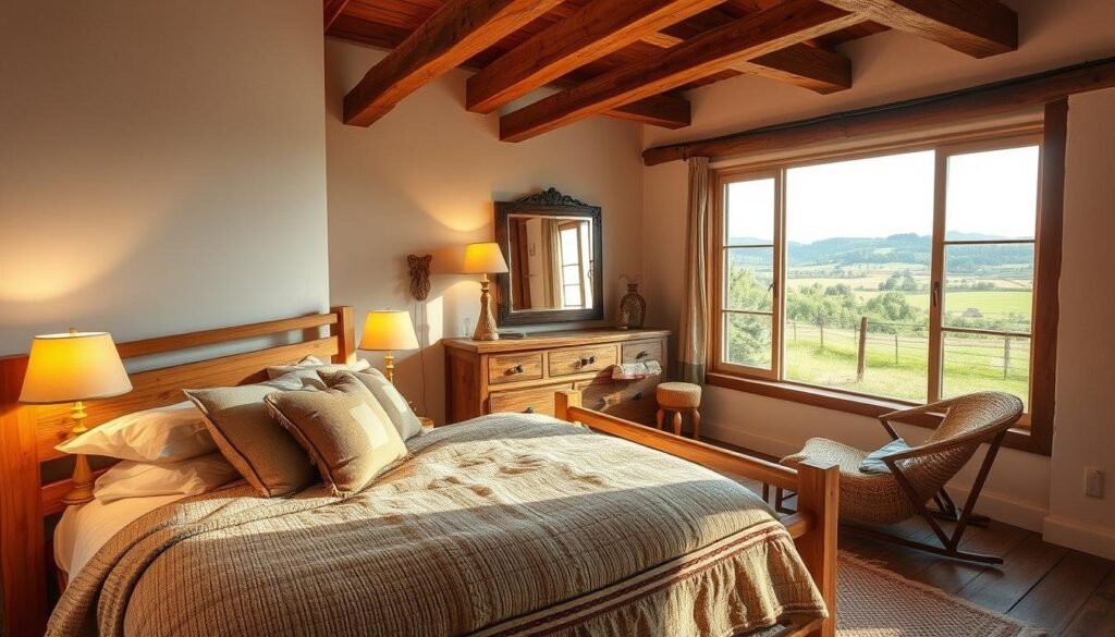rustic bedroom design