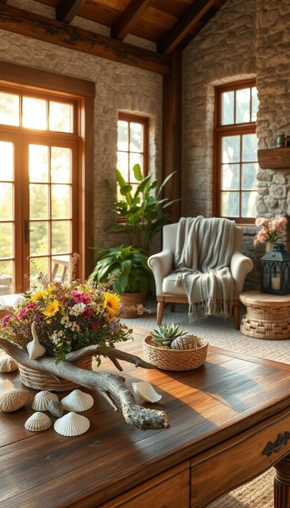 rustic summer home decor