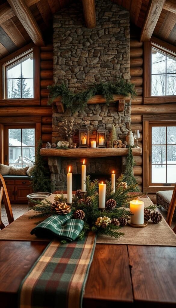 rustic winter home decor