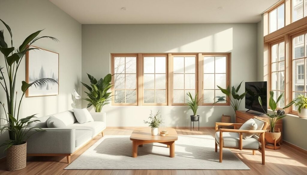 sage green living room