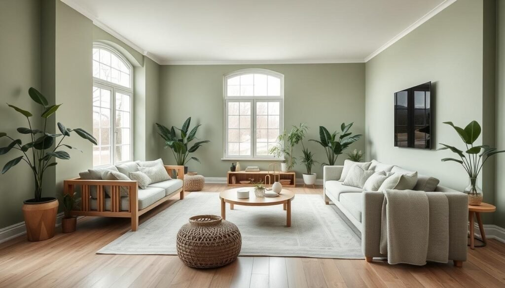 sage green living room color palette