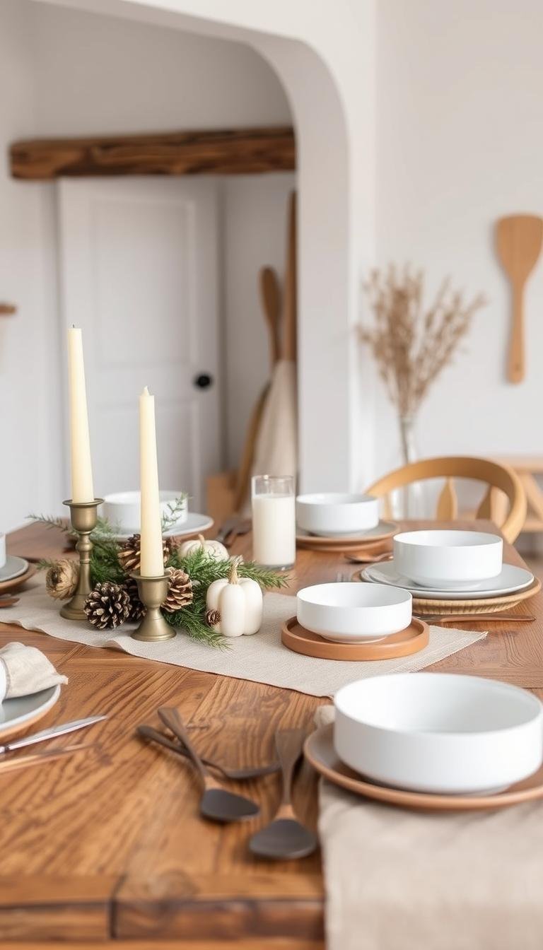 Scandi Thanksgiving Decor: Simple & Elegant