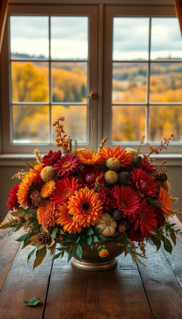 seasonal floral decor