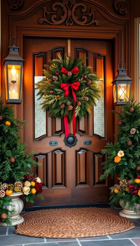 seasonal home entryway decor