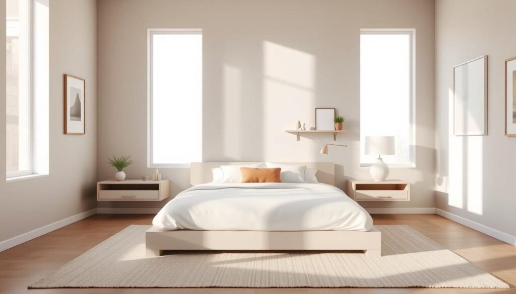 sleek bedroom decor