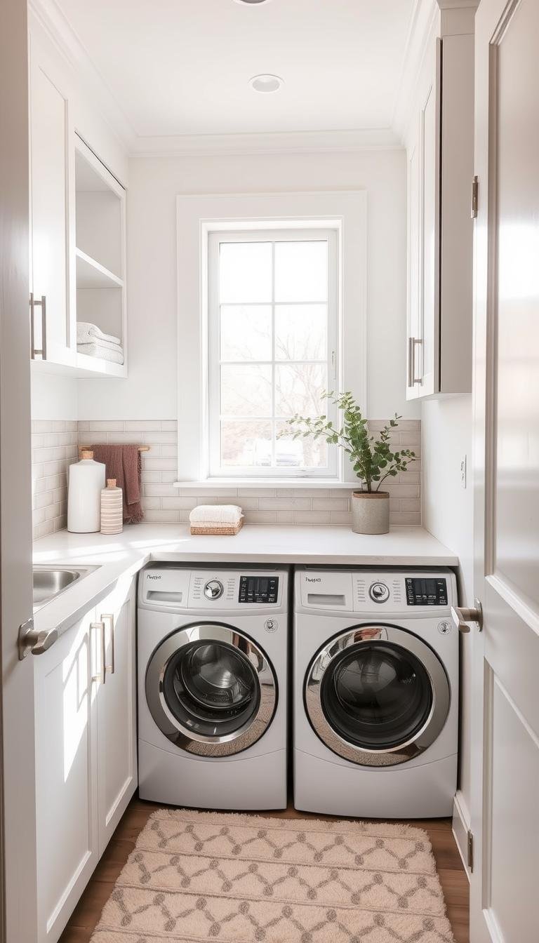 Fresh Small Laundry Room Makeover That Actually Works in Small Spaces