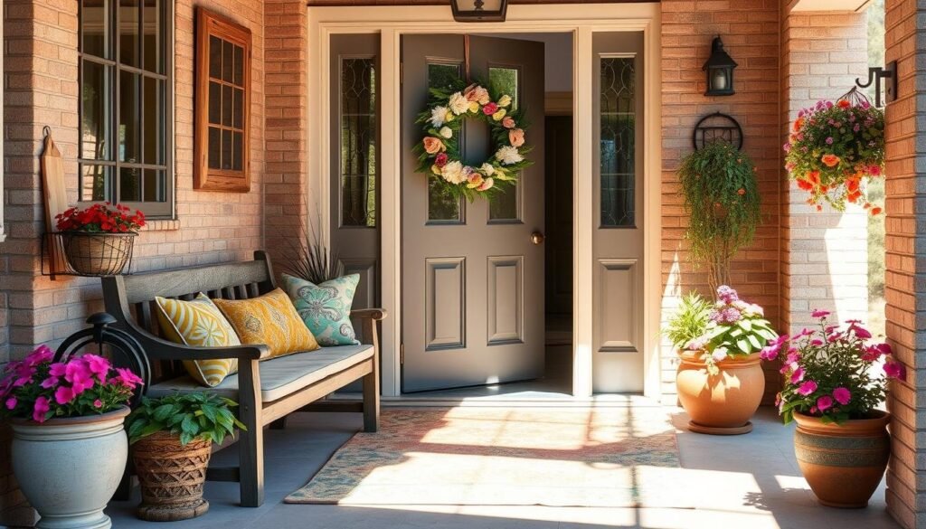 spring home decor entryway spring home decor entryway