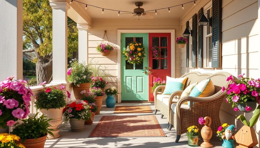 spring home decor exterior