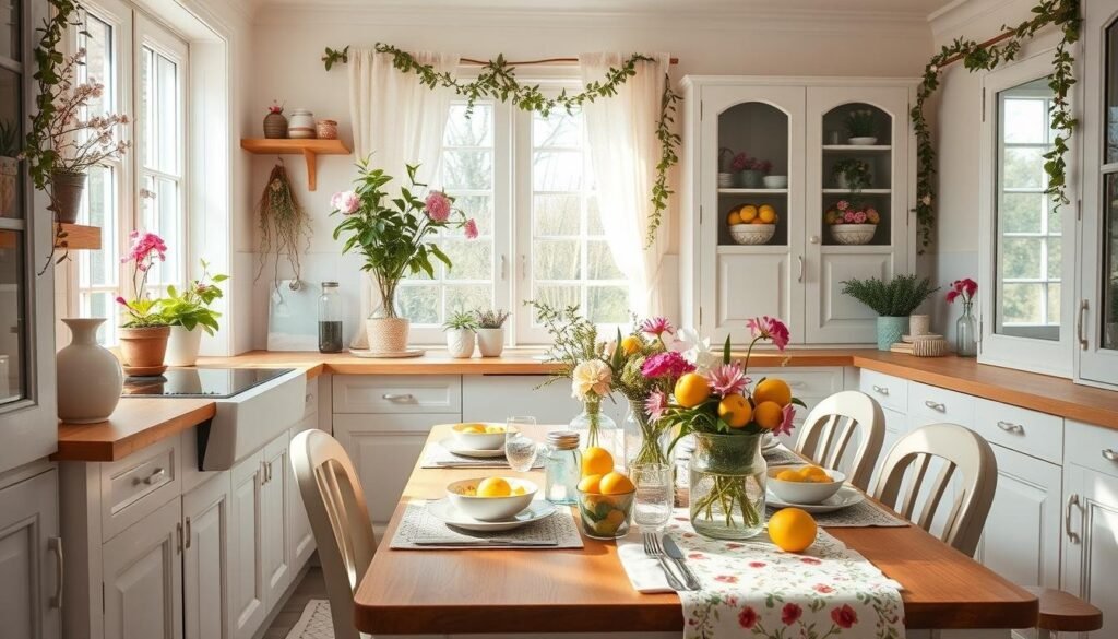 spring home decor kitchen