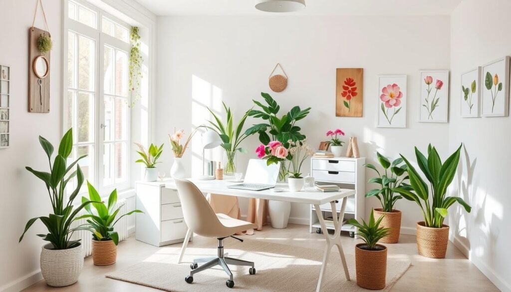 spring office decor ideas