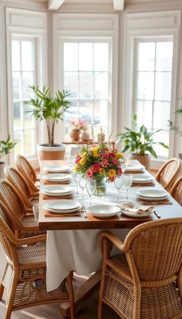 summer dining room decor