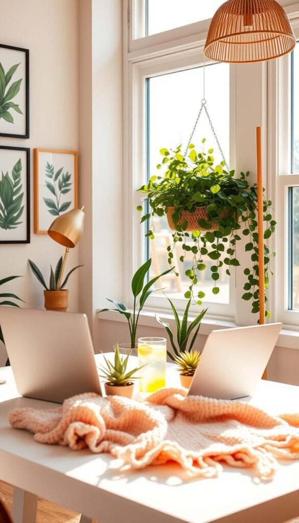 summer office decor