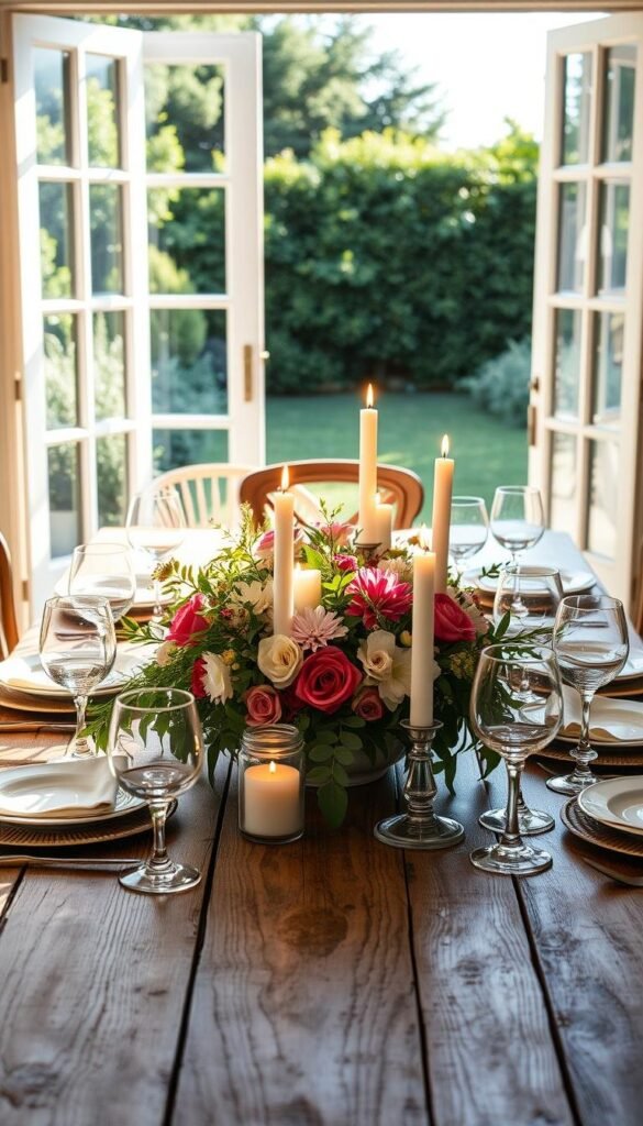 summer tablescape decor