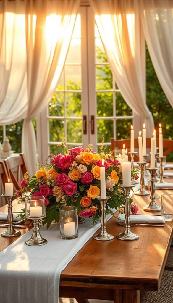summer tablescape decor