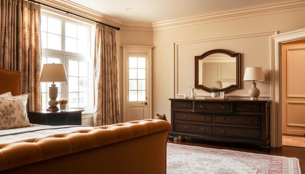 traditional bedroom color scheme