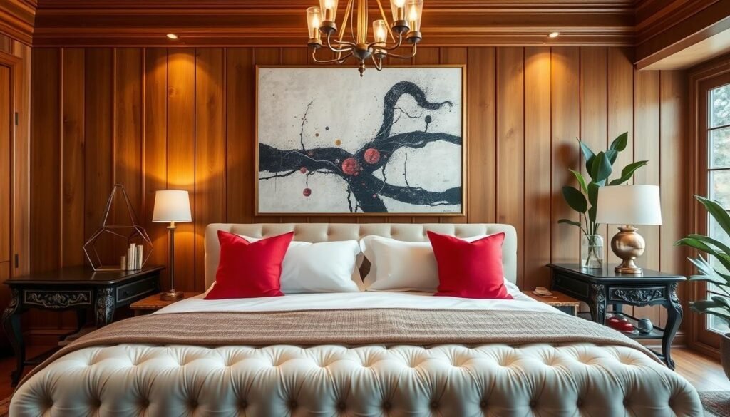 traditional bedroom decor with a modern twist