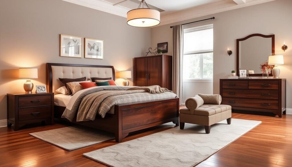 traditional bedroom furniture with a modern look