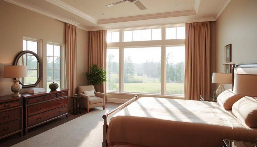 transitional style bedroom