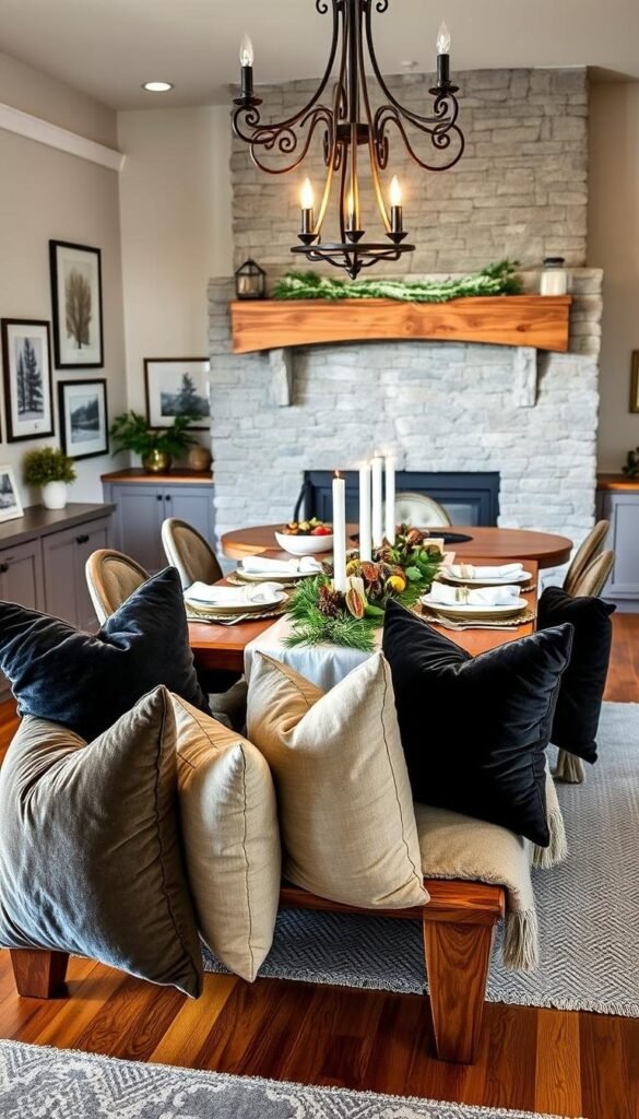 unique winter home kitchen decor