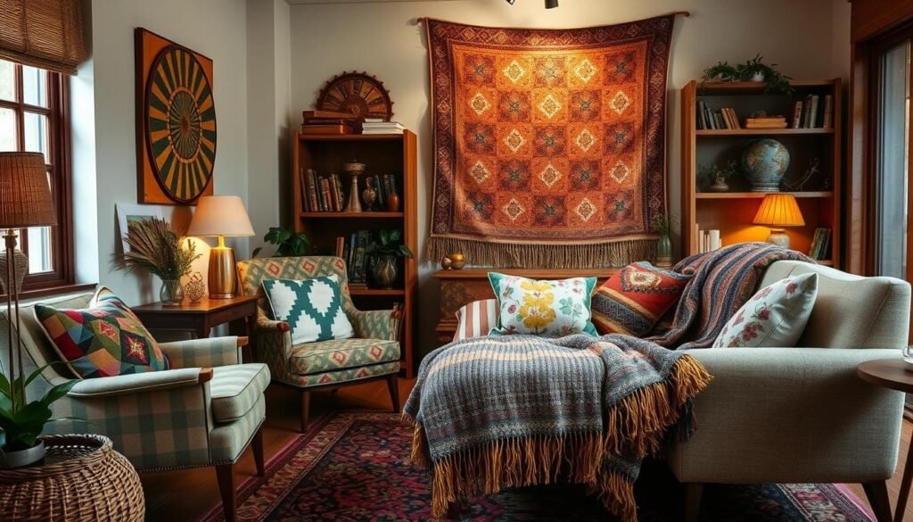 vintage home decor textiles