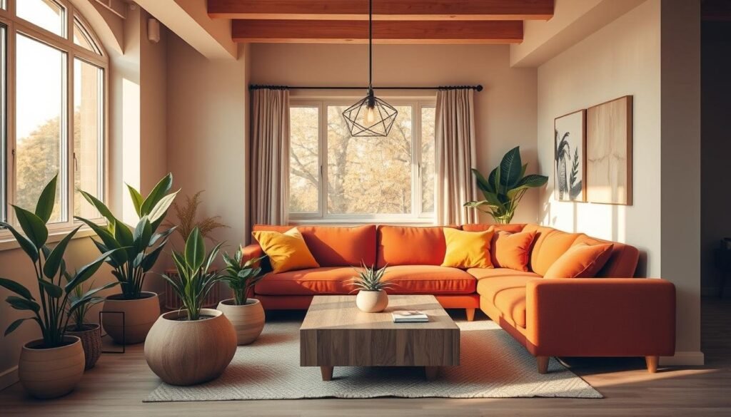 warm modern home