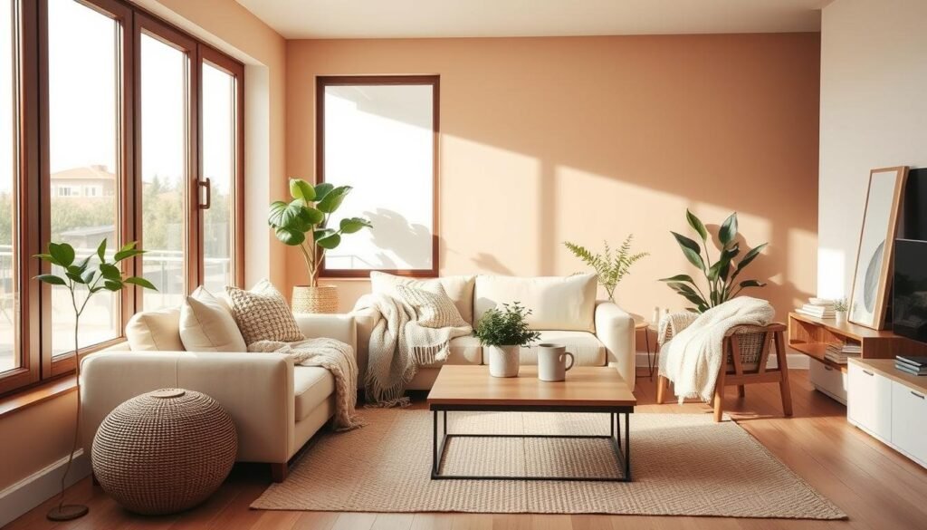 warm modern home