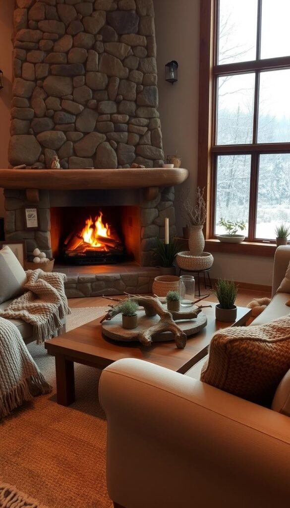 warm winter home decor