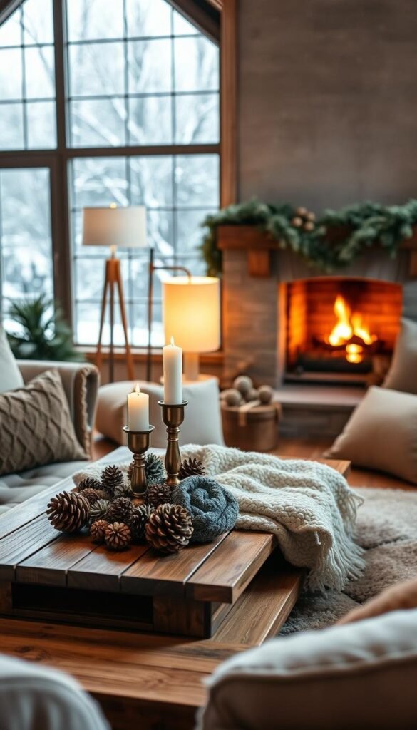 winter decor ideas for living room