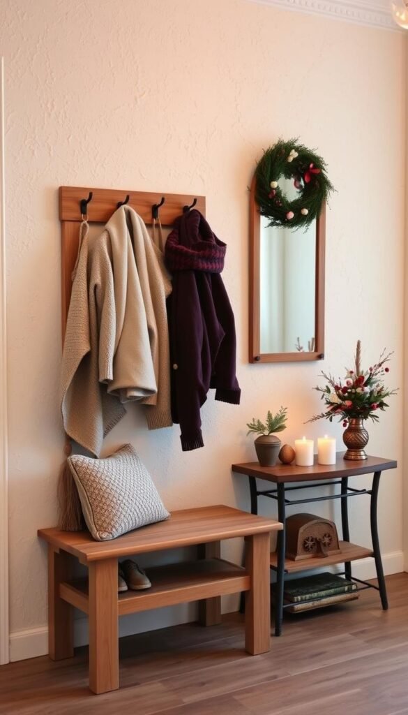 winter entryway decorations